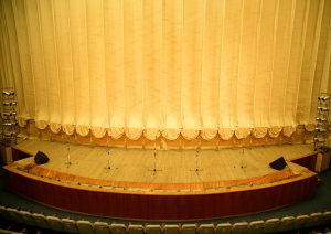 Empty stage