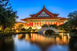 National Theater and Guanghua Ponds, Taipei, Taiwan